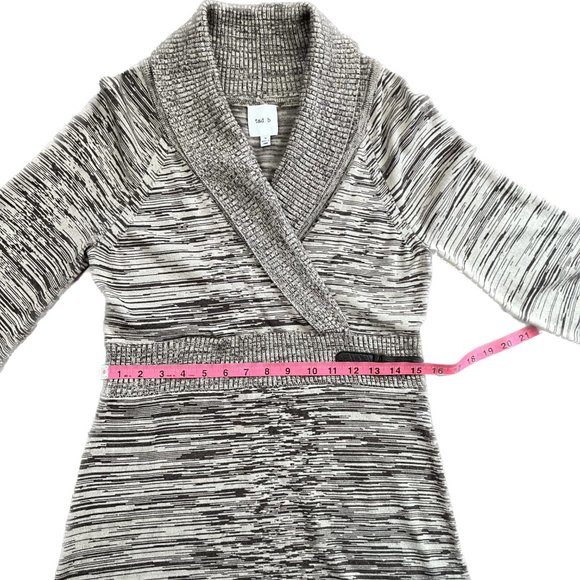 Tad b Brown & Tan Sweater Dress Size M - Picture 8 of 10